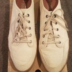 Men's Tom's 13 M Natural Canvas Shoes